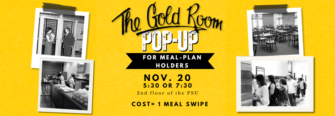 Gold Room Event with Archived Images