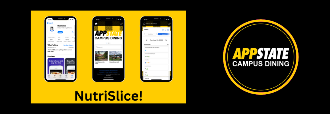 Download the Nutrislice App to review menus 