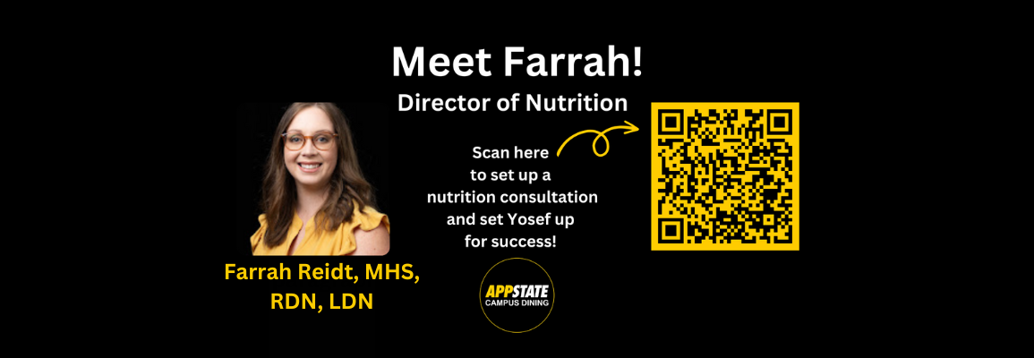 Meet our Director of Nutrition, Farrah! 