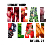 Meal Plan Change Request Form Image