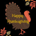 Image of Turkey and Happy Thanksgiving