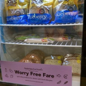 Worry-free cooler with allergen free foods