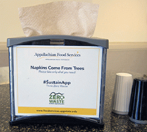 New napkin dispenser